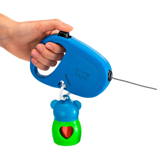 Рулетка Ferplast Flippy One Cord S Blue для собак со шнуром