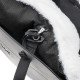 М'яка зимова переноска для маленьких собак Ferplast With-Me Winter Black
