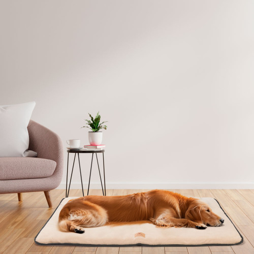 Матрац для собак із м'якого тонкого флісу Ferpalst Jolly 100 Mircofleece Beige