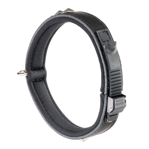Шкіряний нашийник для собак Ferplast Giotto Luxor Black C20/39
