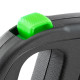 Повідець Ferplast Flippy One Reflex Tape L Green, для собак, світловідбивний, висувний