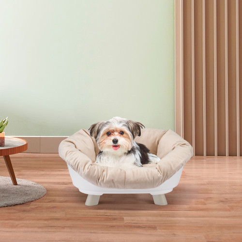 Піднята лежанка для собак та кішок Ferplast Sofa’ Throne 4 White