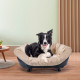 Піднесена лежанка для собак та кішок Ferplast Sofa' Throne 8 Black