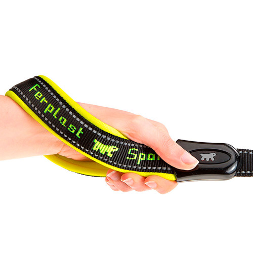 Повідець для собак з автоматичним карабіном Ferplast Sport Dog Matic G20/120 Yellow