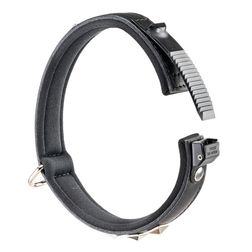 Шкіряний нашийник для собак Ferplast Giotto Luxor Black C20/39