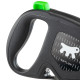 Повідець Ferplast Flippy One Reflex Tape L Green, для собак, світловідбивний, висувний