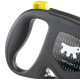 Повідець Ferplast Flippy One Reflex Tape L Yellow, для собак, світловідбивний, висувний 