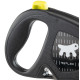 Повідець Ferplast Flippy One Reflex Cord S Yellow, для собак, світловідбивний, висувний 