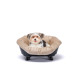 Піднесена лежанка для собак та кішок Ferplast Sofa' Throne 4 Black