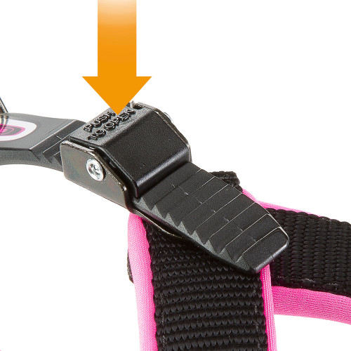 Эргономичная шлейка для собак Ferplast Agila Fluo 4 Fuchsia