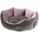 Лежанка для котів та собак з оксамитової тканини Ferplast Queen 45 Pink