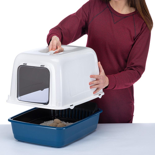 Закрытый туалет Ferplast Ariel 10 Home для кошек с системой просеивания