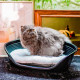 Подушка для кошек и собак, изготовленная из хлопка и плюша Ferplast Relax F 55/4