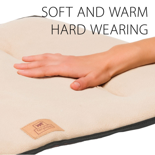 Матрац для собак із м'якого тонкого флісу Ferpalst Jolly 100 Mircofleece Beige