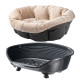 Піднесена лежанка для собак та кішок Ferplast Sofa' Throne 8 Black