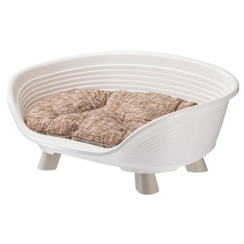 Піднята лежанка для собак та кішок Ferplast Throne 4 White