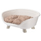 Піднята лежанка для собак та кішок Ferplast Throne 4 White