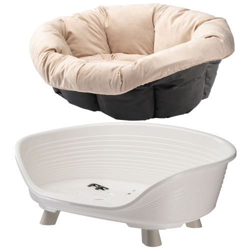 Приподнятая лежанка для собак и кошек Ferplast Sofa’ Throne 6 White