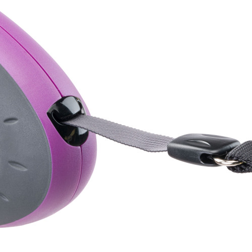 Повідець-рулетка Ferplast Flippy Tech Tape L Violet для собак із стрічкою