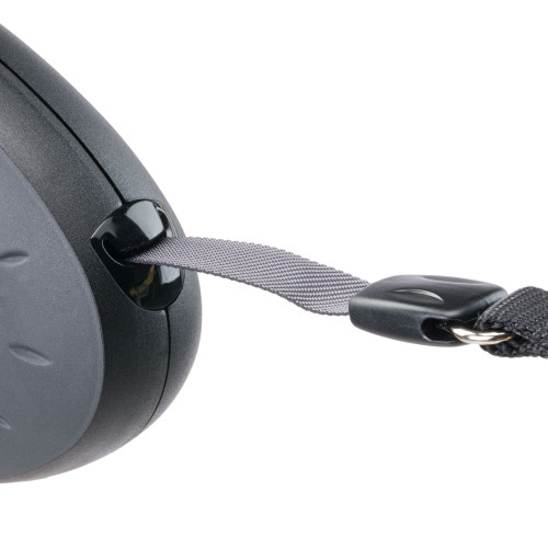 Повідець-рулетка Ferplast Flippy Tech Tape L Black для собак зі стрічкою