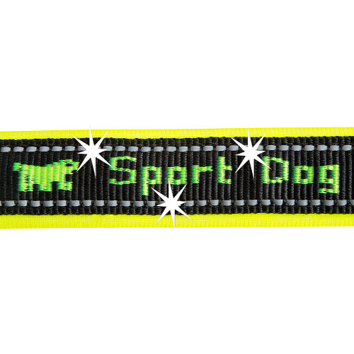 Повідець для собак з автоматичним карабіном Ferplast Sport Dog Matic G20/120 Yellow