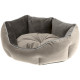 Лежанка для котів та собак з оксамитової тканини Ferplast Queen 45 Grey