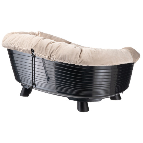 Піднесена лежанка для собак та кішок Ferplast Sofa' Throne 6 Black