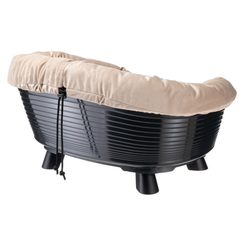 Піднесена лежанка для собак та кішок Ferplast Sofa' Throne 4 Black