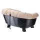 Піднесена лежанка для собак та кішок Ferplast Sofa' Throne 4 Black