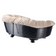 Піднесена лежанка для собак та кішок Ferplast Sofa' Throne 8 Black