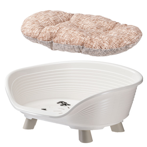 Піднята лежанка для собак та кішок Ferplast Throne 4 White