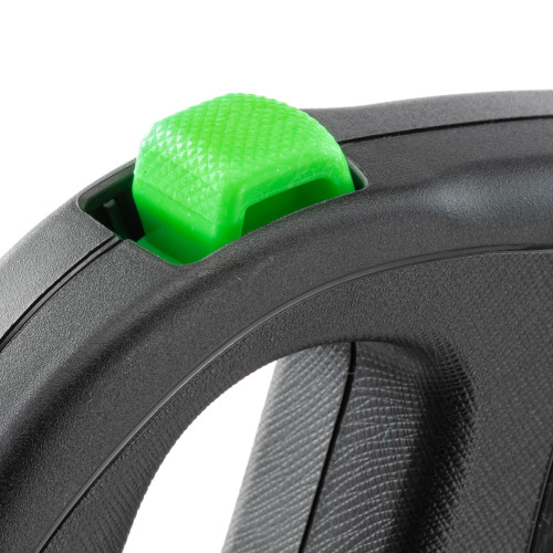 Повідець Ferplast Flippy One Reflex Cord M Green, для собак, світловідбивний, висувний 