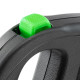 Повідець Ferplast Flippy One Reflex Cord M Green, для собак, світловідбивний, висувний 