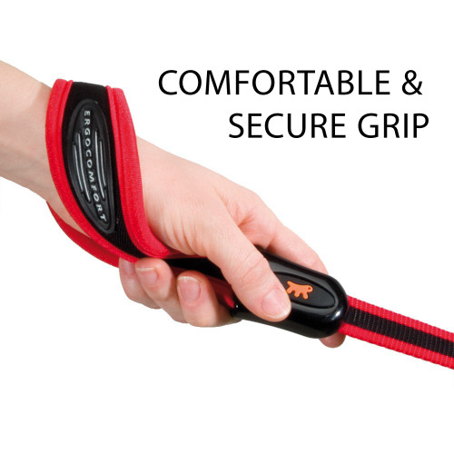 Повідець для собак з ергономічною ручкою Ferplast Ergocomfort G15/120 Red