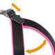 Эргономичная шлейка для собак Ferplast Agila Fluo 4 Fuchsia