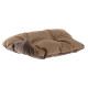 М'яка лежанка з оксамиту для собак та кішок Ferplast Chester 50 Brown