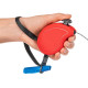 Рулетка Ferplast Flippy One Cord Mini Red для маленьких собак зі шнуром