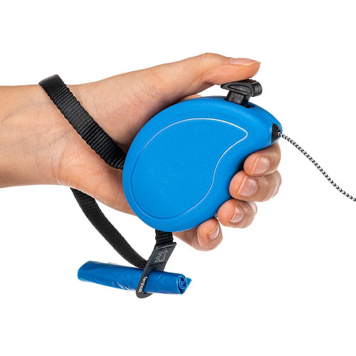 Рулетка Ferplast Flippy One Cord Mini Blue для маленьких собак зі шнуром