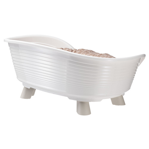 Піднята лежанка для собак та кішок Ferplast Throne 4 White