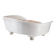 Піднята лежанка для собак та кішок Ferplast Throne 8 White
