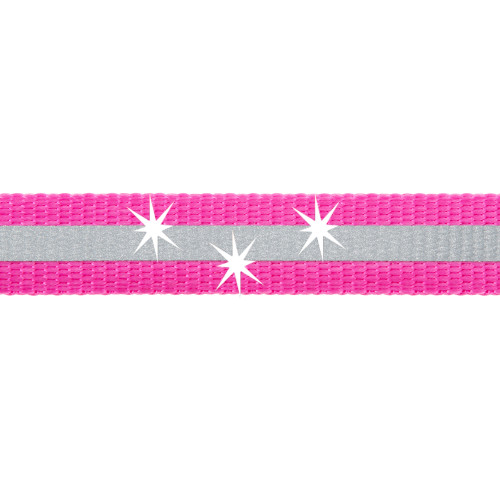 Повідець Ferplast Flippy One Reflex Tape L Fuchsia, для собак, світловідбивний, висувний