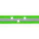 Повідець Ferplast Flippy One Reflex Tape L Green, для собак, світловідбивний, висувний