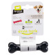 Жувальна іграшка для собак, кістка, наповнюється шматочками Ferplast Smile Bone S Black