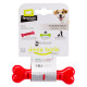 Жувальна іграшка для собак, кістка, наповнюється шматочками Ferplast Smile Bone S Red