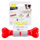 Жувальна іграшка для собак, кістка, наповнюється шматочками Ferplast Smile Bone M Red