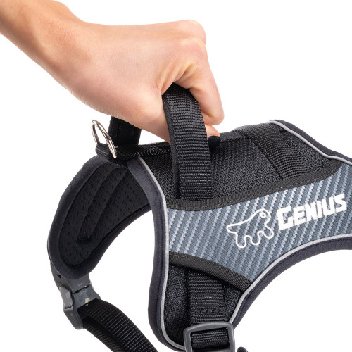 Дихаюча шлейка для собак Ferplast Genius P M Black