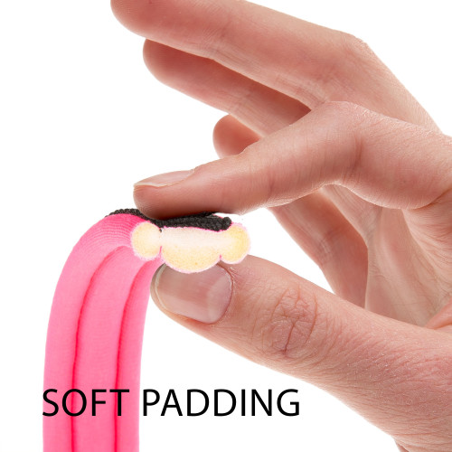 Нашийник для собак на м'якій підкладці Ferplast Ergofluo C15/33 Fuchsia