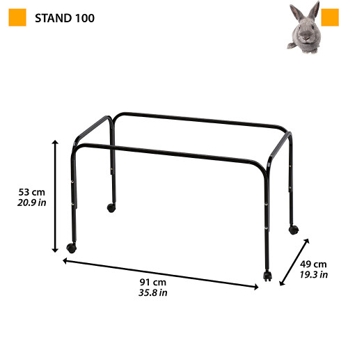 Підставка Ferplast Stand 100 під клітки Rabbit 100, Casita 100 та Criceti 100