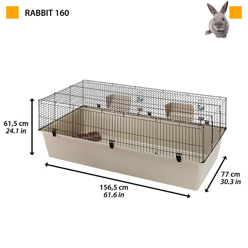 Клітка  Ferplast Rabbit 160 для кроликів з високим піддоном