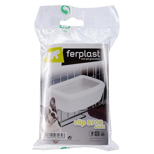 Дорожня миска Ferplast Clip 5708 для собак, кішок та гризунів, 300 мл